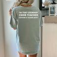 I'm That Legendary Choir Teacher Women's Comfort Colors T-Shirt Back Print Bay I'm That Legendary Choir Teacher Women's Comfort Colors T-Shirt Back Print Bay