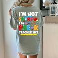 I'm Not Short I'm Pre-K Teacher Size Back To School Teacher Women's Comfort Colors T-Shirt Back Print Bay I'm Not Short I'm Pre-K Teacher Size Back To School Teacher Women's Comfort Colors T-Shirt Back Print Bay