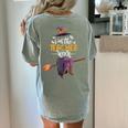 Im The Teacher Witch Halloween Matching Group Costume Women's Comfort Colors T-Shirt Back Print Bay