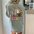 Inclusion Isn't Scary Ghost Mummy Halloween SLP Sped Teacher Women's Comfort Colors T-Shirt Back Print Bay Inclusion Isn't Scary Ghost Mummy Halloween SLP Sped Teacher Women's Comfort Colors T-Shirt Back Print Bay
