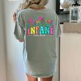 Infant Teacher Floral First Day Back To School Teaching Women's Comfort Colors T-Shirt Back Print Bay Infant Teacher Floral First Day Back To School Teaching Women's Comfort Colors T-Shirt Back Print Bay