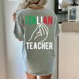 Italian Teacher Italy Italia Back To School First Day Women's Comfort Colors T-Shirt Back Print Bay Italian Teacher Italy Italia Back To School First Day Women's Comfort Colors T-Shirt Back Print Bay