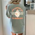 It's A Bootiful Day To Make Art Halloween Art Teacher Women's Comfort Colors T-Shirt Back Print Bay It's A Bootiful Day To Make Art Halloween Art Teacher Women's Comfort Colors T-Shirt Back Print Bay