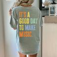 It's A Good Day To Make Music Music Lover Teacher Women's Comfort Colors T-Shirt Back Print Bay It's A Good Day To Make Music Music Lover Teacher Women's Comfort Colors T-Shirt Back Print Bay