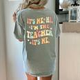 It's Me Hi I'm The Teacher It's Me Groovy Teacher Women's Comfort Colors T-Shirt Back Print Bay It's Me Hi I'm The Teacher It's Me Groovy Teacher Women's Comfort Colors T-Shirt Back Print Bay
