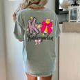 K Is For Kindergarten Teacher Coquette Bow Back To School Women's Comfort Colors T-Shirt Back Print Bay