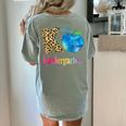 K Is For Kindergarten Teacher Tie Dye Back To School Kinder For Men Women Girls Kids Women's Comfort Colors T-Shirt Back Print Bay