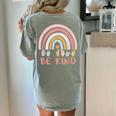 Be Kind ASL Sign Language Deaf SPED Teacher Kids Men Women Women's Comfort Colors T-Shirt Back Print Bay Be Kind ASL Sign Language Deaf SPED Teacher Kids Men Women Women's Comfort Colors T-Shirt Back Print Bay