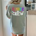 Kinder Crew Kindergarten Teacher 1st Day Of School Women's Comfort Colors T-Shirt Back Print Bay
