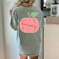 Kindergarten Apple Word Art For Teachers & Students Women's Comfort Colors T-Shirt Back Print Bay Kindergarten Apple Word Art For Teachers & Students Women's Comfort Colors T-Shirt Back Print Bay