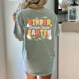 Kindergarten Dream Ghost Team Fall Halloween Spooky Teachers Women's Comfort Colors T-Shirt Back Print Bay