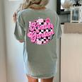 Kindergarten Teacher Women Checkered First Day Of School Women's Comfort Colors T-Shirt Back Print Bay Kindergarten Teacher Women Checkered First Day Of School Women's Comfort Colors T-Shirt Back Print Bay