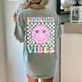 Kindergarten Vibes First Day Of School Kindergarten Teacher Women's Comfort Colors T-Shirt Back Print Bay Kindergarten Vibes First Day Of School Kindergarten Teacher Women's Comfort Colors T-Shirt Back Print Bay