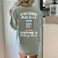 Legendary Math Coach Mathematics Calculator Math Teacher Women's Comfort Colors T-Shirt Back Print Bay Legendary Math Coach Mathematics Calculator Math Teacher Women's Comfort Colors T-Shirt Back Print Bay