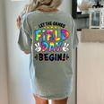 Let The Games Field Day Begin Tie Dye Adults Teacher Kids Women's Comfort Colors T-Shirt Back Print Bay Let The Games Field Day Begin Tie Dye Adults Teacher Kids Women's Comfort Colors T-Shirt Back Print Bay