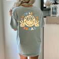 Let's Learn Today First Day Of School For Teacher Student Women's Comfort Colors T-Shirt Back Print Bay