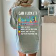 Can I Lick It Periodic Table Of Elements Science Teacher Women's Comfort Colors T-Shirt Back Print Bay Can I Lick It Periodic Table Of Elements Science Teacher Women's Comfort Colors T-Shirt Back Print Bay