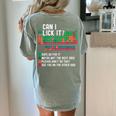 Can I Lick It Periodic Table Science Teacher Chemistry Women's Comfort Colors T-Shirt Back Print Bay Can I Lick It Periodic Table Science Teacher Chemistry Women's Comfort Colors T-Shirt Back Print Bay