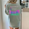 Can I Lick It Periodic Table Teacher Student Kids Women's Comfort Colors T-Shirt Back Print Bay Can I Lick It Periodic Table Teacher Student Kids Women's Comfort Colors T-Shirt Back Print Bay