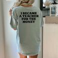 Lie Teacher Saying Humor School Class Women's Women's Comfort Colors T-Shirt Back Print Bay Lie Teacher Saying Humor School Class Women's Women's Comfort Colors T-Shirt Back Print Bay
