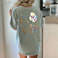 Love Art For Artist Art Teacher Women's Comfort Colors T-Shirt Back Print Bay Love Art For Artist Art Teacher Women's Comfort Colors T-Shirt Back Print Bay
