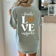 Love Leopard Print Teacher Cheetah School Inspire Teach Women's Comfort Colors T-Shirt Back Print Bay Love Leopard Print Teacher Cheetah School Inspire Teach Women's Comfort Colors T-Shirt Back Print Bay