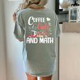 I Love Math Cats And Coffee Heart Mathematics Teacher Women's Comfort Colors T-Shirt Back Print Bay I Love Math Cats And Coffee Heart Mathematics Teacher Women's Comfort Colors T-Shirt Back Print Bay