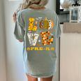 LOVE Pre-K Pumpkin Teacher Student Halloween Costume Women's Comfort Colors T-Shirt Back Print Bay LOVE Pre-K Pumpkin Teacher Student Halloween Costume Women's Comfort Colors T-Shirt Back Print Bay