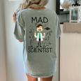 Mad Scientist Shirt Kids Boys Youth Science Teacher Women's Comfort Colors T-Shirt Back Print Bay