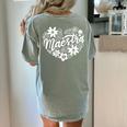 Maestra Spanish Teacher Women's Comfort Colors T-Shirt Back Print Bay
