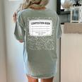 Matching Group Halloween Costume For Teachers Women's Comfort Colors T-Shirt Back Print Bay