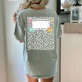 Matching Group Halloween Teacher Composition Book Notebook Women's Comfort Colors T-Shirt Back Print Bay Matching Group Halloween Teacher Composition Book Notebook Women's Comfort Colors T-Shirt Back Print Bay