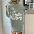 Matching Unity Day Orange Teacher Kindness Be Kind 2024 Women's Comfort Colors T-Shirt Back Print Bay