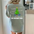 Math Geometry Christmas Tree Geometree Teacher Women's Comfort Colors T-Shirt Back Print Bay Math Geometry Christmas Tree Geometree Teacher Women's Comfort Colors T-Shirt Back Print Bay
