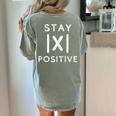 Math Teacher Appreciation Stay Positive Absolute Value Women's Comfort Colors T-Shirt Back Print Bay Math Teacher Appreciation Stay Positive Absolute Value Women's Comfort Colors T-Shirt Back Print Bay