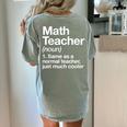 Math Teacher Definition Back To School First Day Women's Comfort Colors T-Shirt Back Print Bay Math Teacher Definition Back To School First Day Women's Comfort Colors T-Shirt Back Print Bay