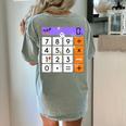 Math Teacher Halloween Costume Calculator Math Pun Women's Comfort Colors T-Shirt Back Print Bay Math Teacher Halloween Costume Calculator Math Pun Women's Comfort Colors T-Shirt Back Print Bay