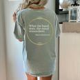 Montessori Children Grow In The Hands Of Teachers Women's Comfort Colors T-Shirt Back Print Bay Montessori Children Grow In The Hands Of Teachers Women's Comfort Colors T-Shirt Back Print Bay