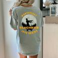Montessori Teachers Love Brains Halloween Novelty Men Women Women's Comfort Colors T-Shirt Back Print Bay