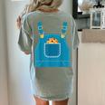 Mouse Halloween Costume Book Cookie Teacher Student Women's Comfort Colors T-Shirt Back Print Bay