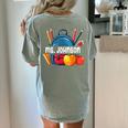 Ms Johnson Personalized Name Back To School Teacher For Men Women Kids Women's Comfort Colors T-Shirt Back Print Bay
