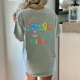Music Is For Everyone Love For Music Teachers Women's Comfort Colors T-Shirt Back Print Bay