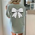 Music Notes Coquette Bow Music Teacher School Musician Band Women's Comfort Colors T-Shirt Back Print Bay Music Notes Coquette Bow Music Teacher School Musician Band Women's Comfort Colors T-Shirt Back Print Bay