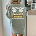 Music Theory Musician Music Teacher Musical Notes For Men Women Girls Kids Women's Comfort Colors T-Shirt Back Print Bay