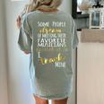 Music Teacher Some People Dream Musicians I Teach Mine Women's Comfort Colors T-Shirt Back Print Bay
