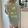 Music Teacher Music Sing Play Dance Choir Piano Women's Comfort Colors T-Shirt Back Print Bay