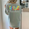 Music Teacher Tie Dye Appreciation Day Hello Back To School Men Women Women's Comfort Colors T-Shirt Back Print Bay Music Teacher Tie Dye Appreciation Day Hello Back To School Men Women Women's Comfort Colors T-Shirt Back Print Bay