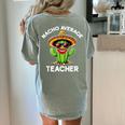 Nacho Average Teacher Sarcastic Women Teaching Women's Comfort Colors T-Shirt Back Print Bay Nacho Average Teacher Sarcastic Women Teaching Women's Comfort Colors T-Shirt Back Print Bay