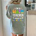 On The Nice List Christmas Math Teacher Women Men Women's Comfort Colors T-Shirt Back Print Bay On The Nice List Christmas Math Teacher Women Men Women's Comfort Colors T-Shirt Back Print Bay