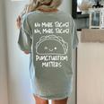 No More Tacos Punctuation Matters Taco English Teacher Women's Comfort Colors T-Shirt Back Print Bay No More Tacos Punctuation Matters Taco English Teacher Women's Comfort Colors T-Shirt Back Print Bay